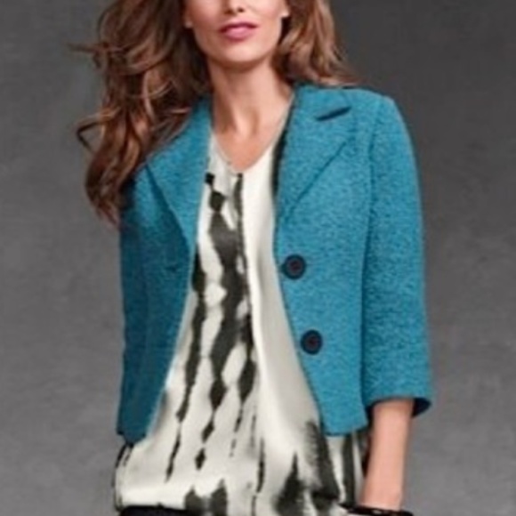 CAbi Jackets & Blazers - Cabi Wool Blend Jacket Style 186, Sz 4